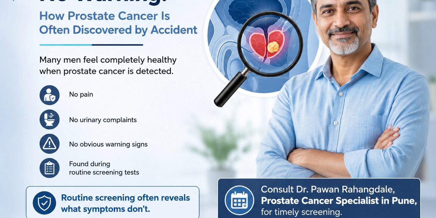 No Symptoms, No Warning: How Prostate Cancer Is Often Discovered by Accident | Dr. Pawan Rahangdale prostate cancer specialist in Pune
