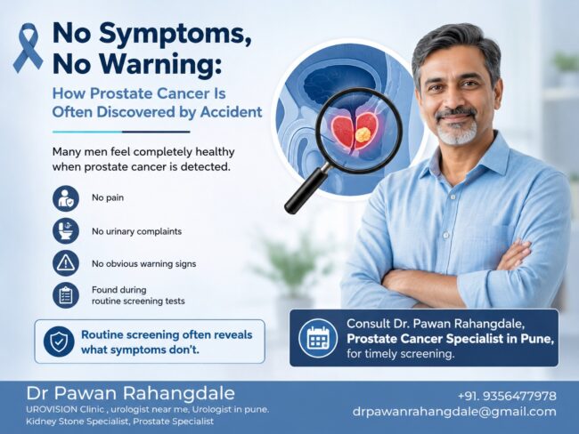 No Symptoms, No Warning: How Prostate Cancer Is Often Discovered by Accident | Dr. Pawan Rahangdale prostate cancer specialist in Pune