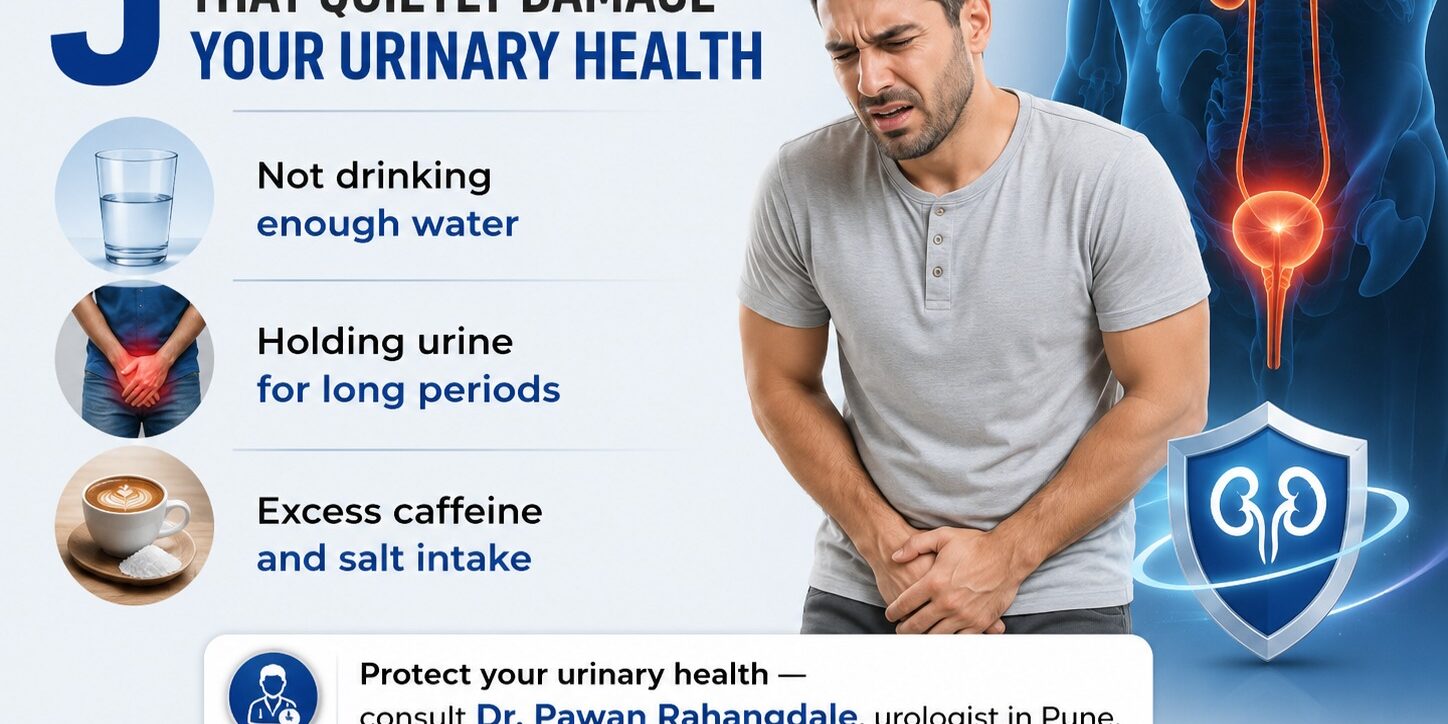 5 Everyday Habits Damaging Your Urinary Health Dr. Pawan Rahangdale urologist in pune