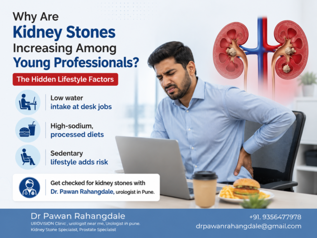 Why Are Kidney Stones Rising in Young Professionals Causes & Treatment in Pune kidney stone treatment in Pune