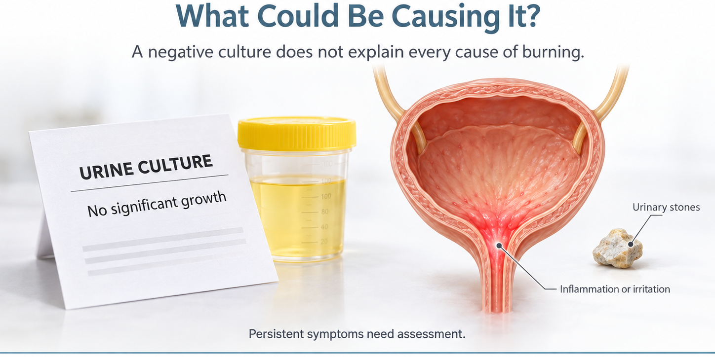 Burning Urination With Negative Urine Culture: Causes