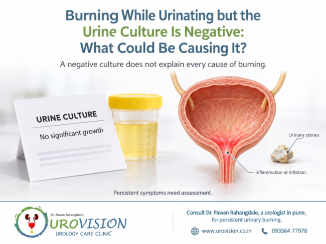 Burning Urination With Negative Urine Culture: Causes
